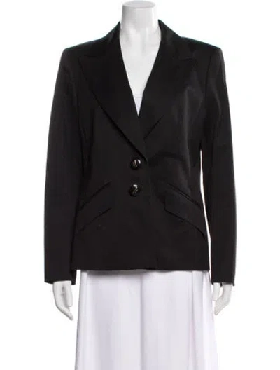 Pre-owned Escada Blazer In Black