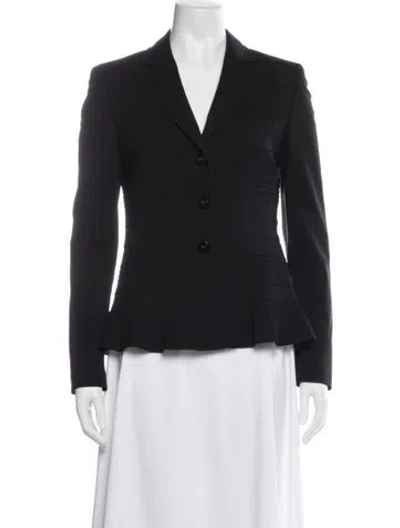 Pre-owned Escada Blazer In Black