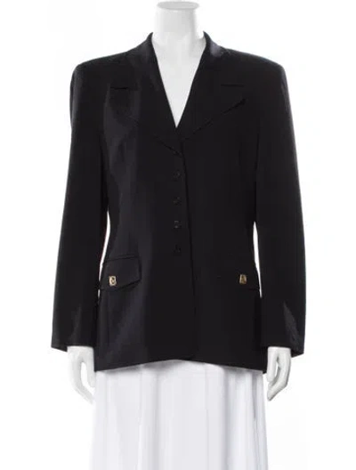 Pre-owned Escada Blazer In Black