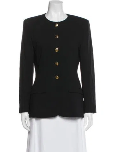 Pre-owned Escada Blazer In Black