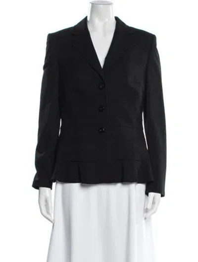 Pre-owned Escada Blazer In Black