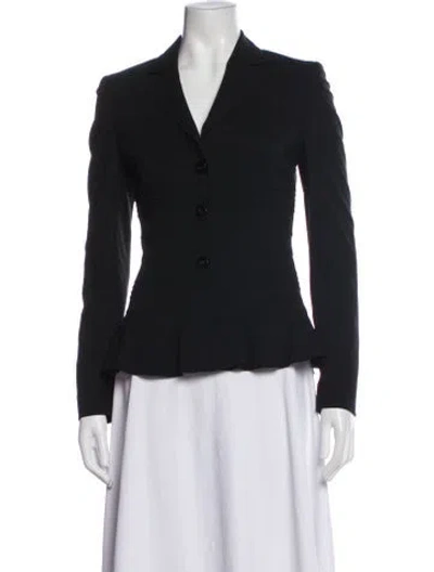 Pre-owned Escada Blazer In Black
