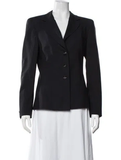 Pre-owned Escada Blazer In Black