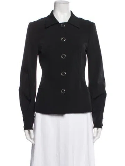 Pre-owned Escada Blazer In Black