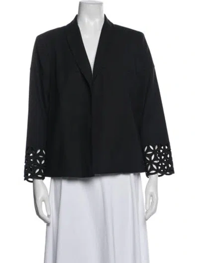 Pre-owned Escada Blazer In Black