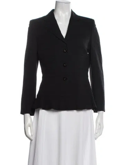 Pre-owned Escada Blazer In Black