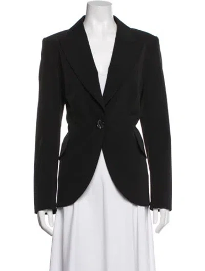 Pre-owned Escada Blazer In Black