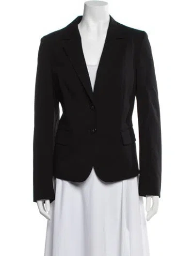 Pre-owned Escada Blazer In Black