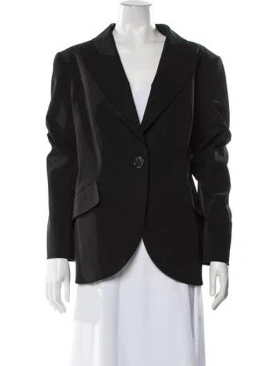Pre-owned Escada Blazer In Black