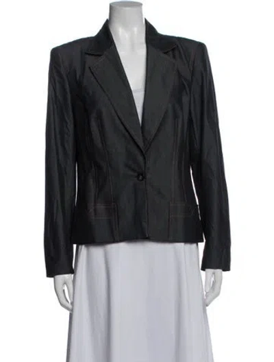 Pre-owned Escada Blazer In Black