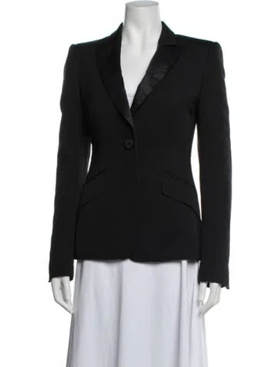 Pre-owned Escada Blazer In Black
