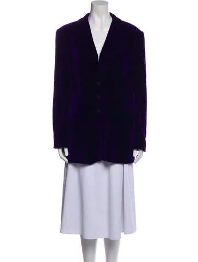 Pre-owned Escada Blazer In Blue