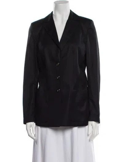 Pre-owned Escada Blazer In Blue