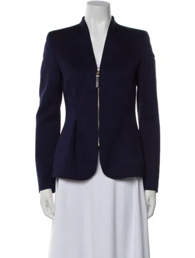 Pre-owned Escada Blazer In Blue