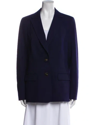 Pre-owned Escada Blazer In Blue