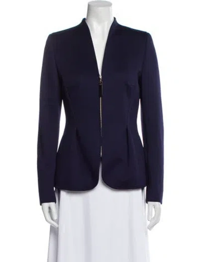 Pre-owned Escada Blazer In Blue