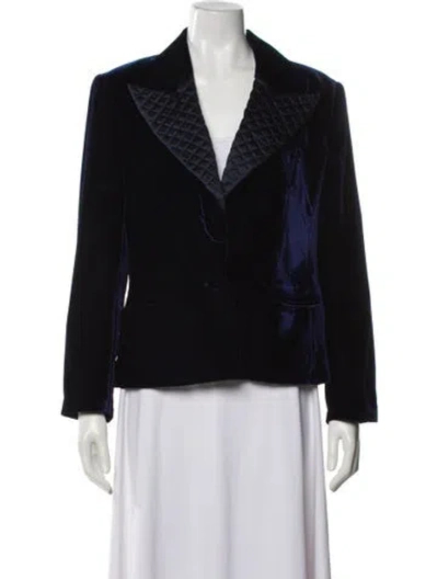 Pre-owned Escada Blazer In Blue