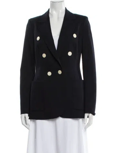 Pre-owned Escada Blazer In Blue