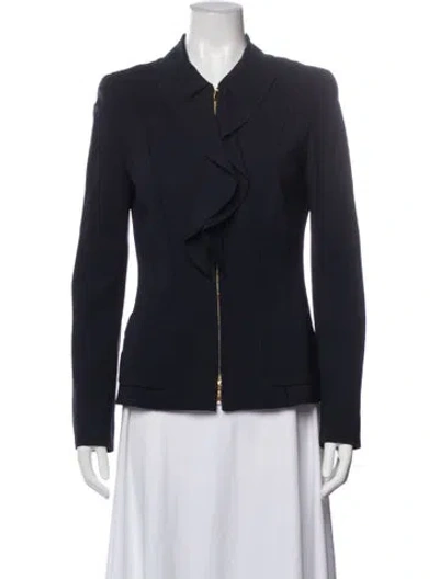 Pre-owned Escada Blazer In Blue