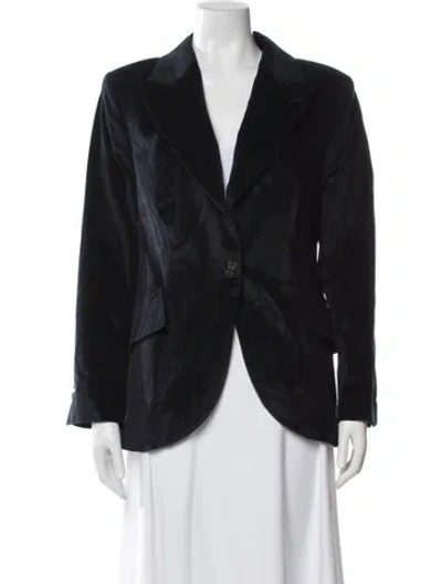 Pre-owned Escada Blazer In Blue