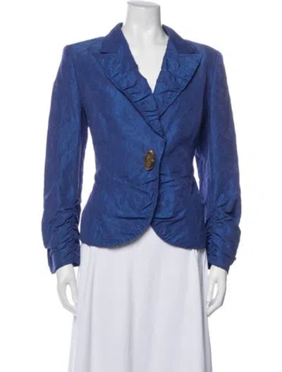 Pre-owned Escada Blazer In Blue