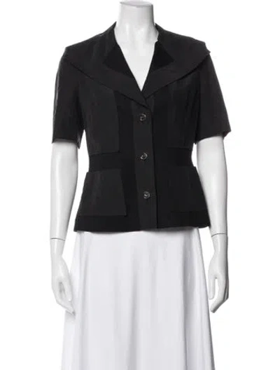 Pre-owned Escada Blazer In Blue