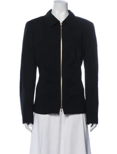 Pre-owned Escada Blazer In Blue