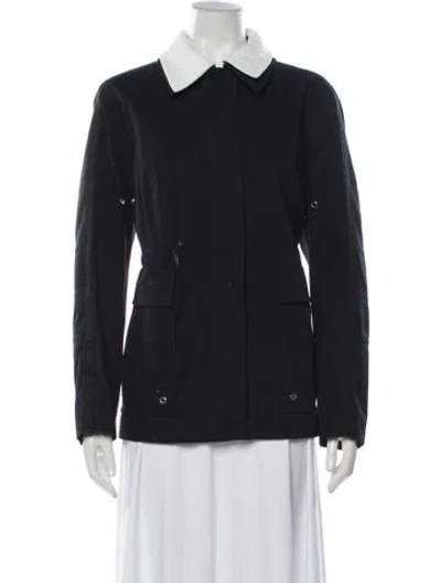 Pre-owned Escada Blazer In Blue