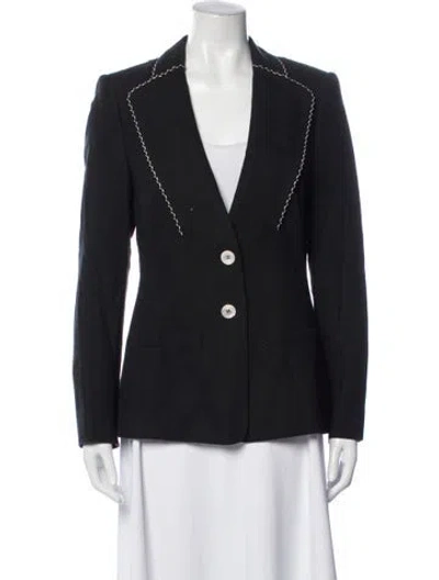 Pre-owned Escada Blazer In Blue