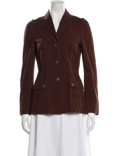 Pre-owned Escada Blazer In Brown