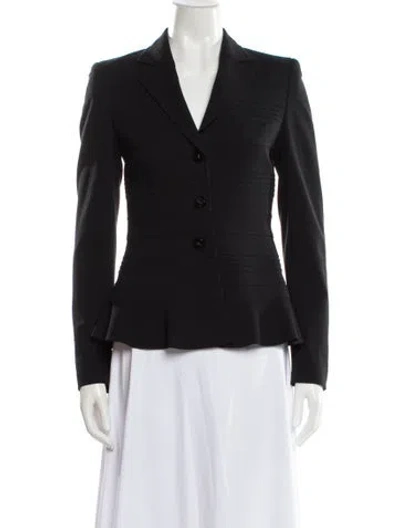Pre-owned Escada Blazer In Gray