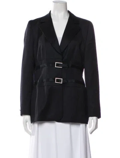 Pre-owned Escada Blazer In Gray