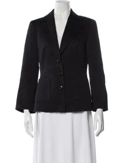 Pre-owned Escada Blazer In Gray