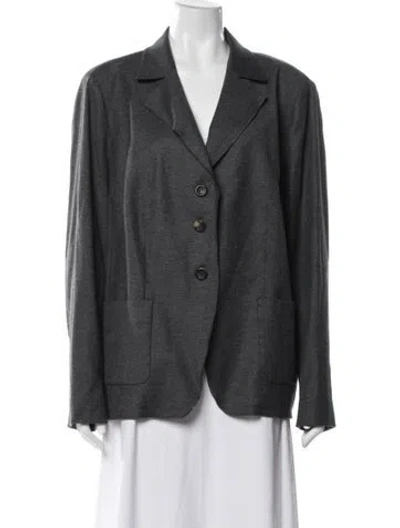 Pre-owned Escada Blazer In Gray