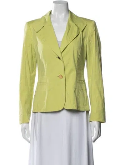 Pre-owned Escada Blazer In Green