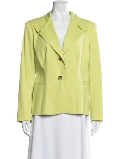 Pre-owned Escada Blazer In Green
