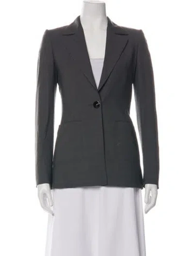 Pre-owned Escada Blazer In Grey