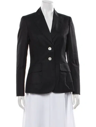 Pre-owned Escada Blazer In Grey