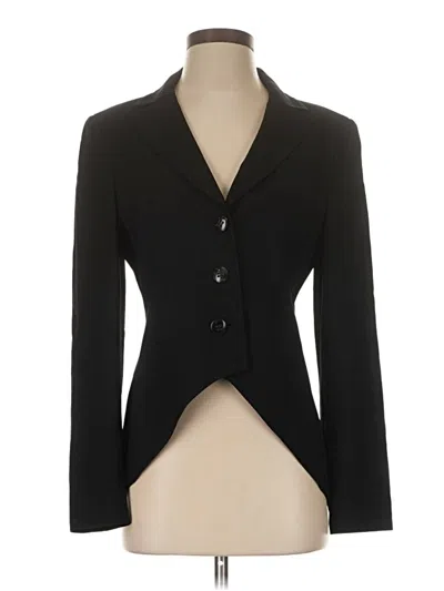 Pre-owned Escada Blazer Jacket In Black