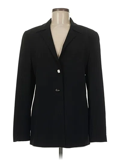 Pre-owned Escada Blazer Jacket In Black
