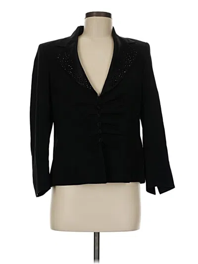 Pre-owned Escada Blazer Jacket In Black