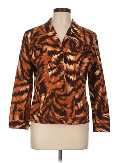 Pre-owned Escada Blazer Jacket In Brown