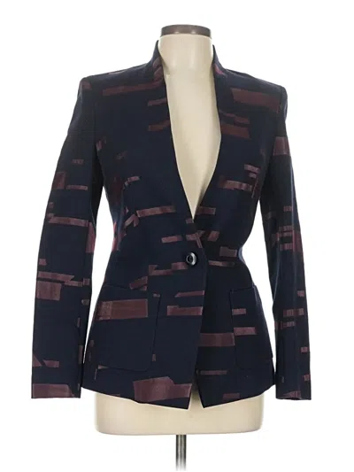 Pre-owned Escada Blazer Jacket In Burgundy