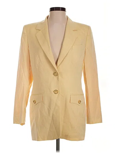 Pre-owned Escada Blazer Jacket In Gold