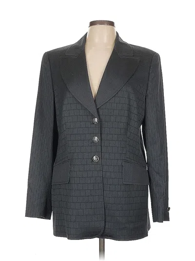 Pre-owned Escada Blazer Jacket In Gray