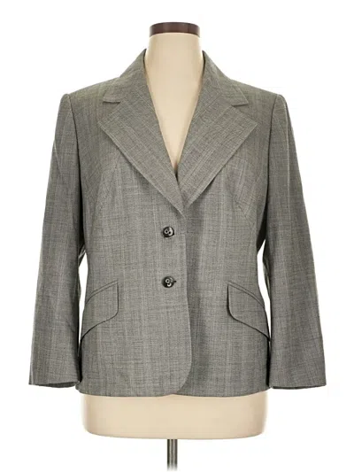 Pre-owned Escada Blazer Jacket In Gray