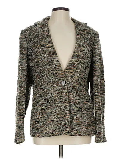 Pre-owned Escada Blazer Jacket In Gray