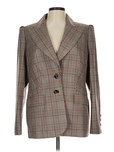 Pre-owned Escada Blazer Jacket In Gray