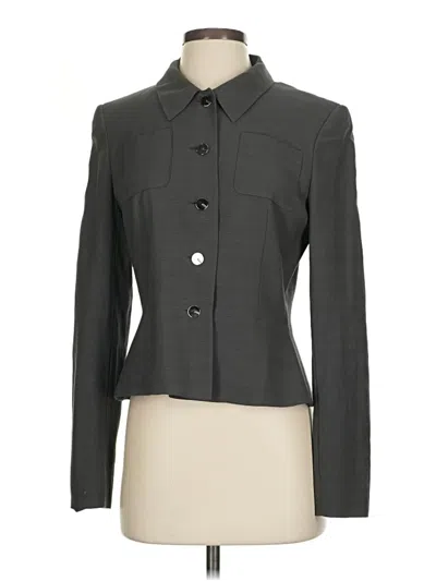 Pre-owned Escada Blazer Jacket In Gray