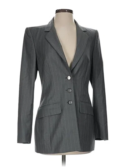 Pre-owned Escada Blazer Jacket In Gray